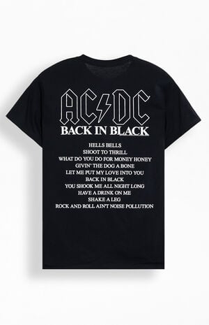 AC/DC Back In Black Tour T-Shirt image number 2