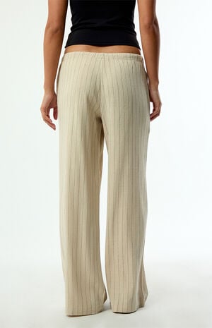 Alisa Linen Pull-On Baggy Pants image number 4