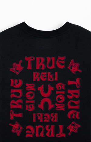 Flocked Logo Oversized T-Shirt image number 4