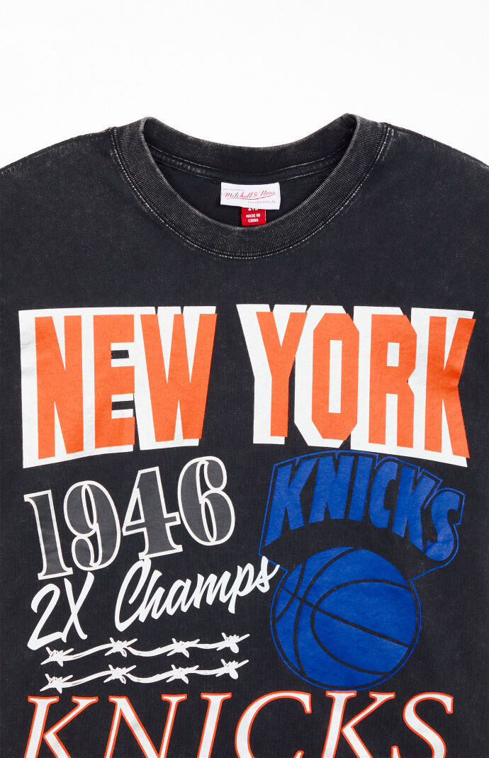 Mitchell & Ness New York Knicks Title T-Shirt | PacSun Mitchell & Ness New York Knicks Title T-Shirt | PacSun
