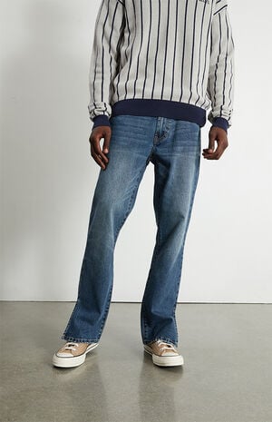 Indigo Slim Bootcut Jeans image number 2