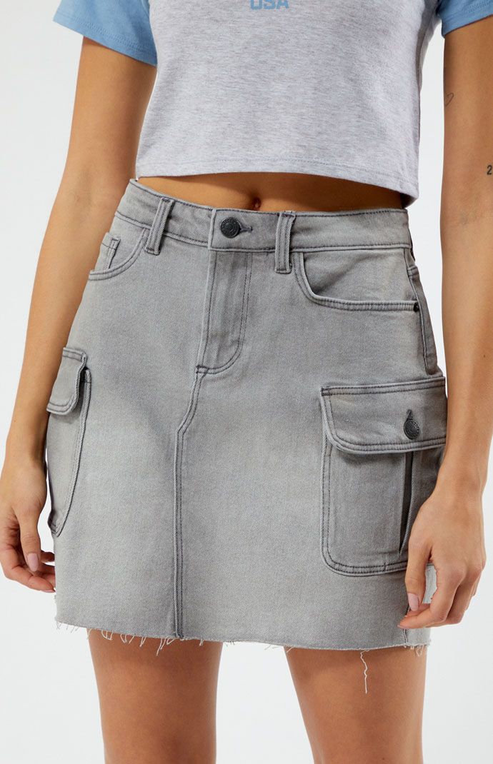 Noisy May Denim Cargo Mini Skirt | PacSun