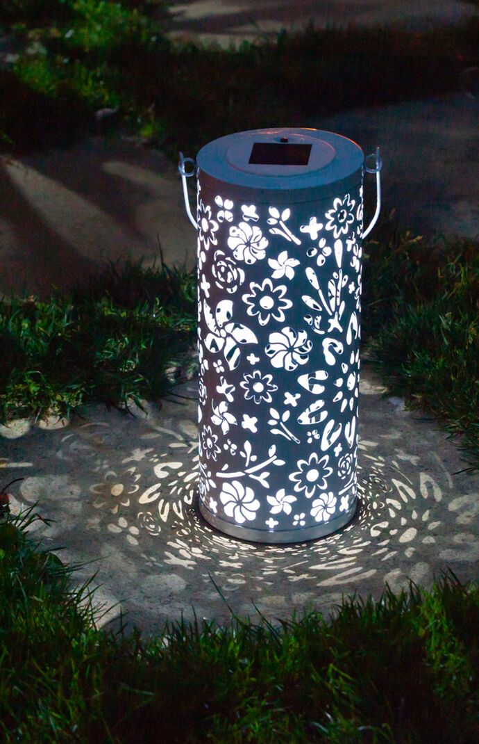 White Bloom Solar Lantern