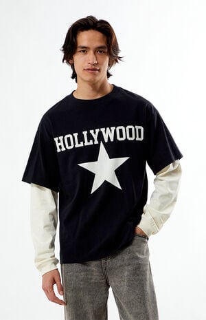 Hollywood 2fer Long Sleeve T-Shirt
