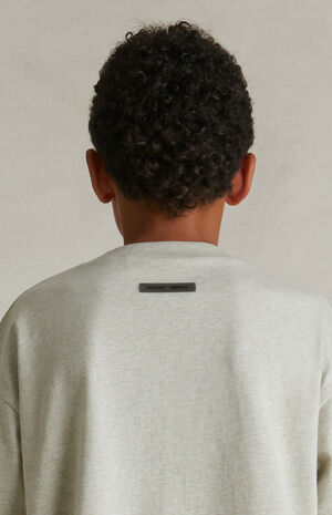 Kids Heather Stone Classic Crew Neck T-Shirt image number 5