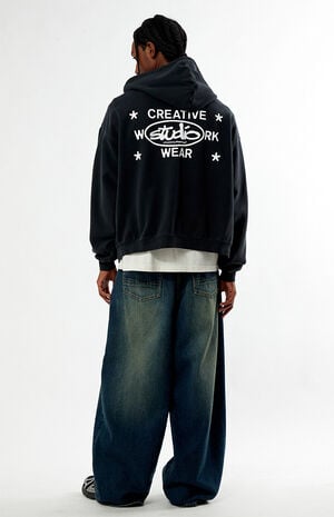 Creative Workwear Zip Up Hoodie image number 5