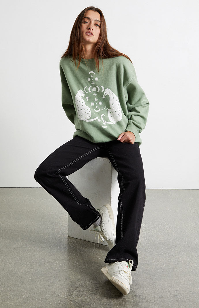 Pacsun moon sweatshirt hot sale