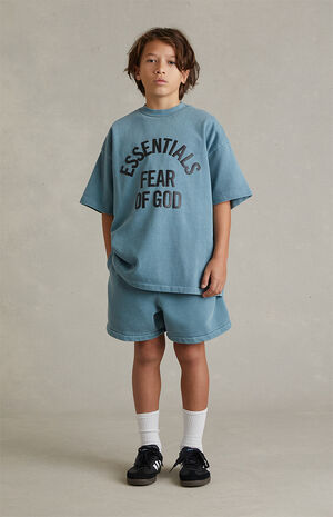 Kids Faded Coastal Signature Classic Sweat Shorts image number 5