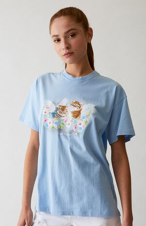 Angels Kittens Oversized T-Shirt Angels Kittens Oversized T-Shirt image number null
