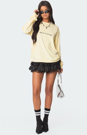 Honeybee Oversized Long Sleeve T-Shirt image number 2