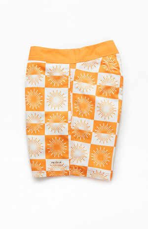 Orange Floral 17" Boardshorts image number 3