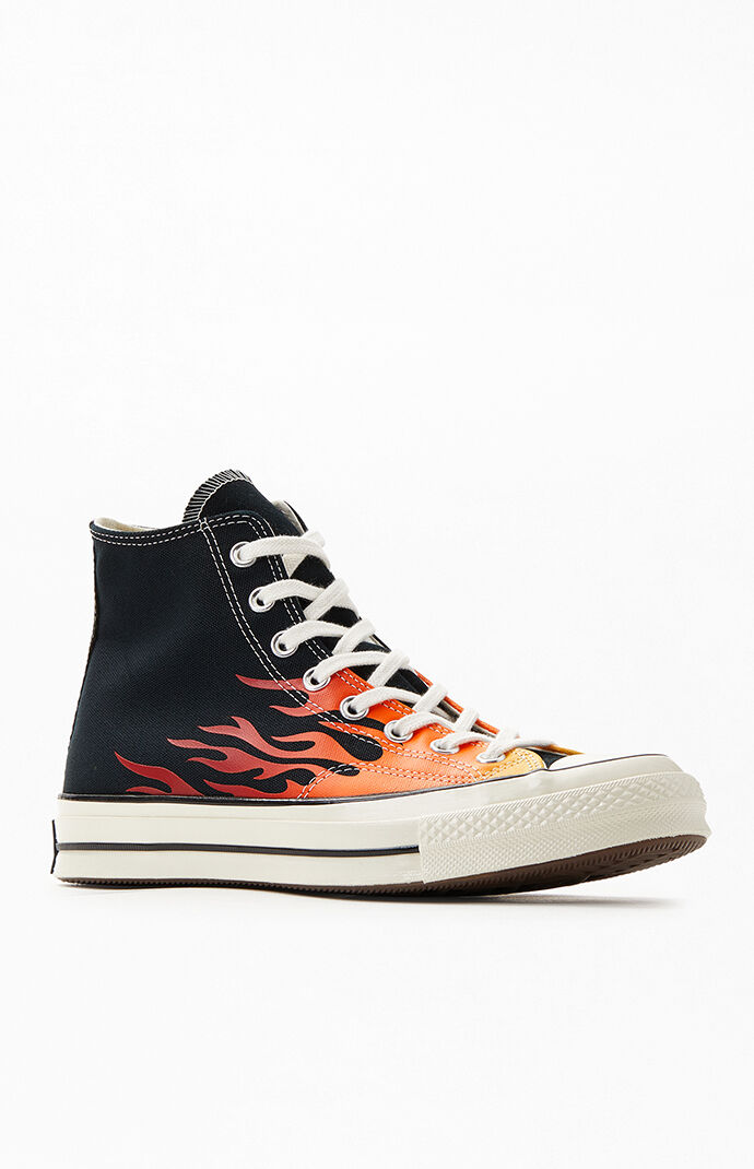 flame converse high tops