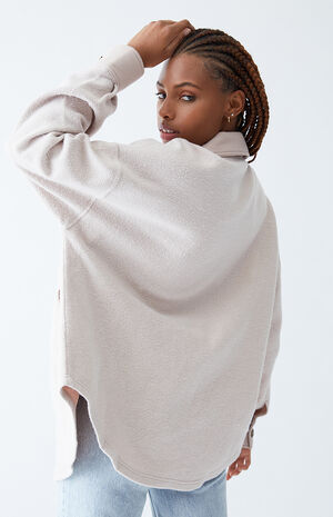 Homecoming Button Down Shacket image number 3