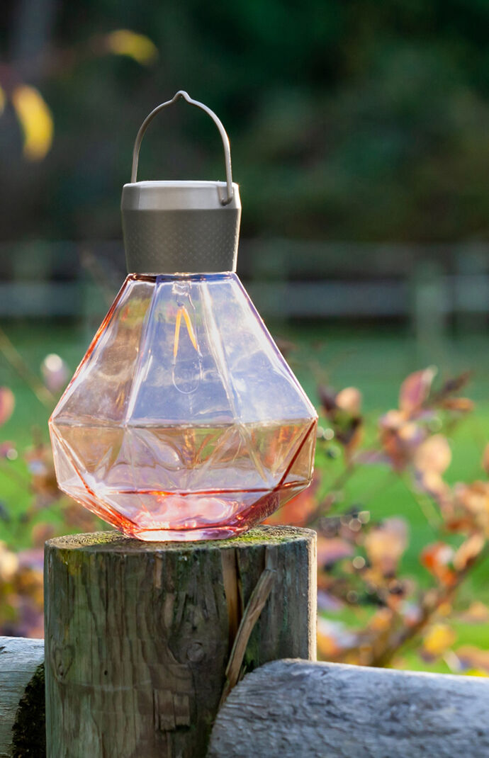 Rose Solar Gem Lantern