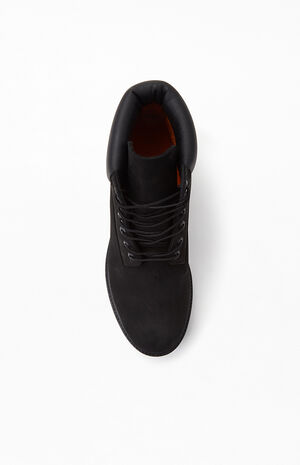 Black Premium Waterproof Leather Boots image number 5