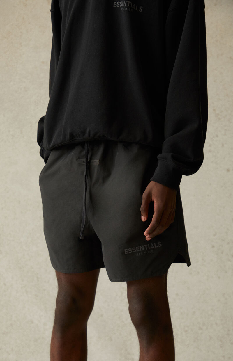 Fear Of God FOG Essentials Black Volley Shorts PacSun