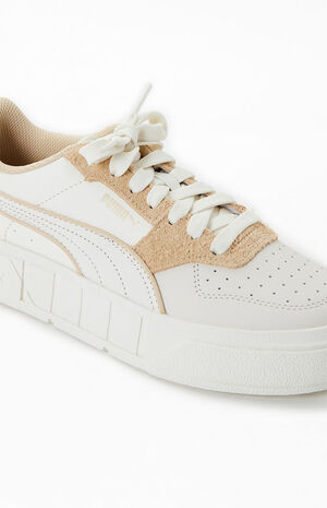 Women's Beige Cali Court Sneakers image number 6