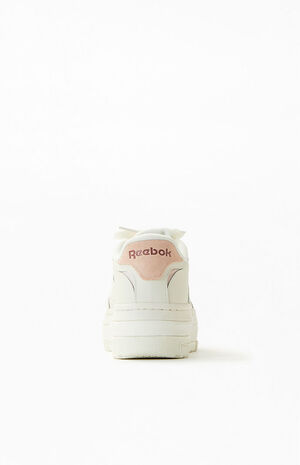 Women's White & Pink Club C 85 Extra Sneakers image number 3