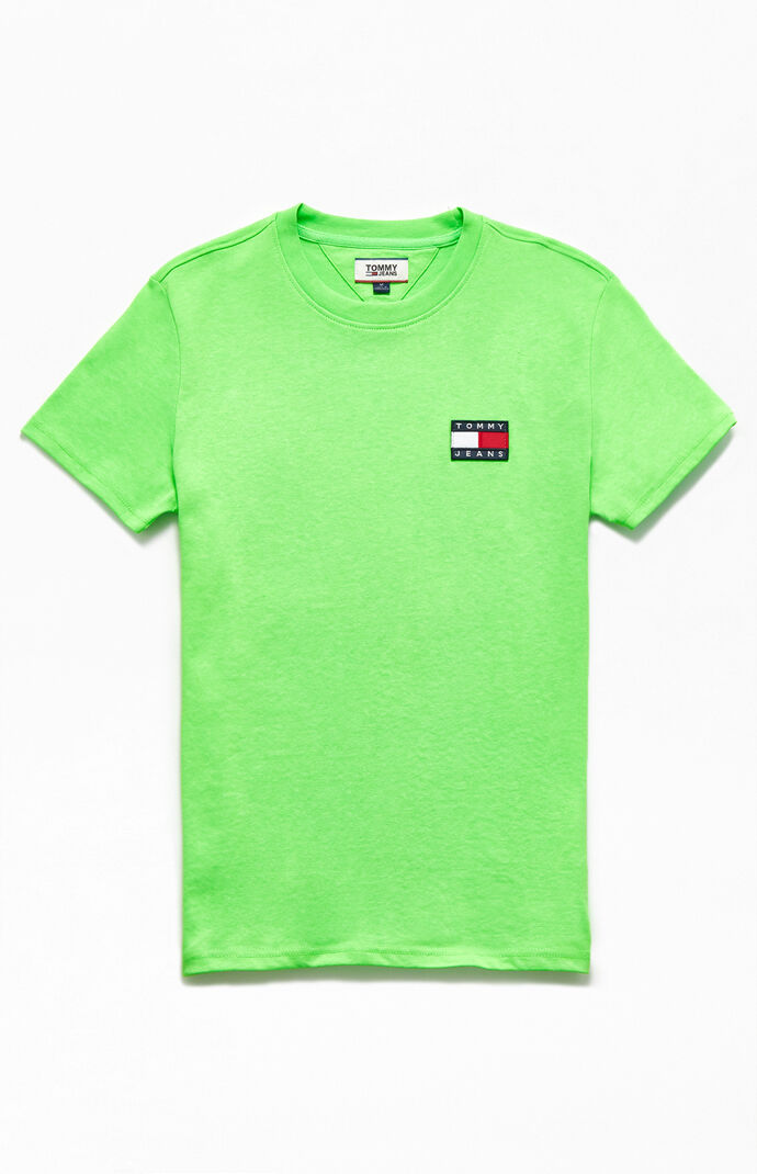 tommy jeans t shirt neon