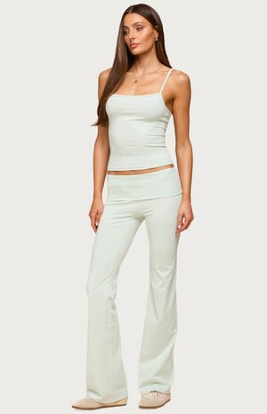 Oriane Foldover Flared Leggings image number 4