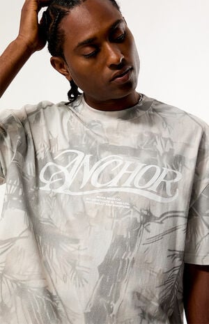 Anchor Camo Cropped Boxy T-Shirt image number 2