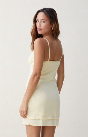 Sofia Pointelle V-Neck Mini Dress image number 3