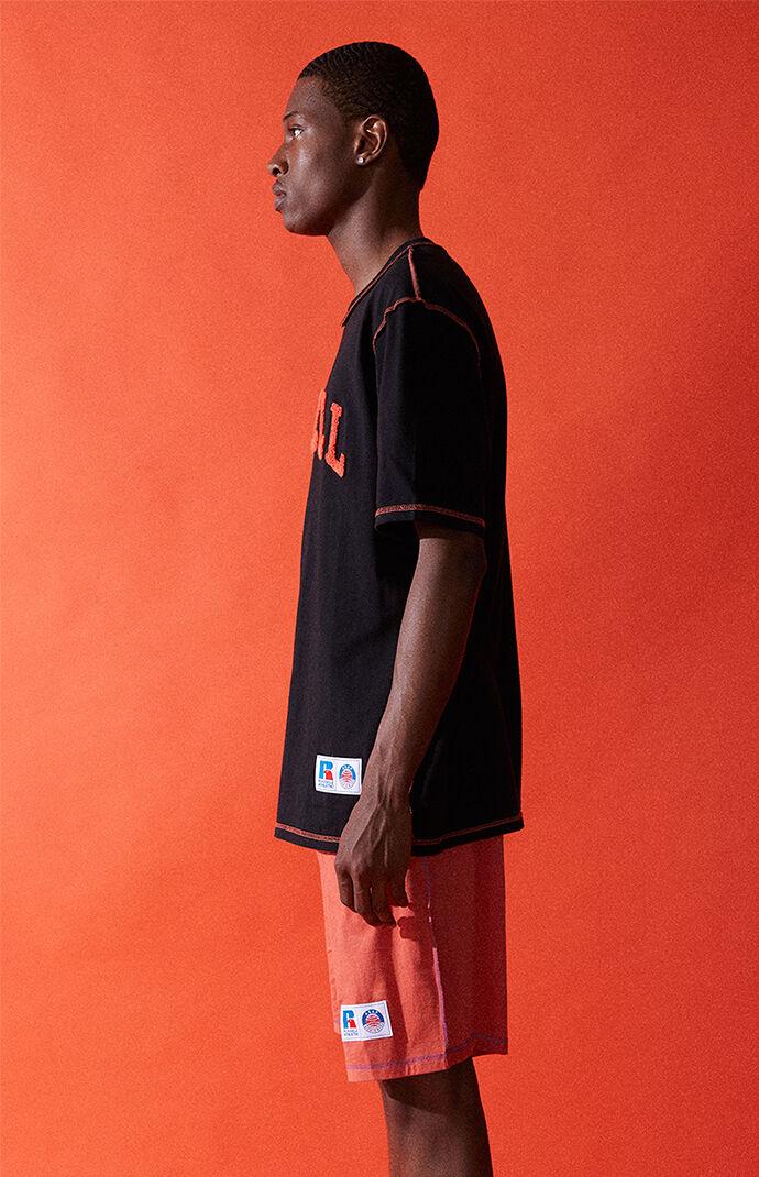 x Russell Athletic Black Logo T-Shirt