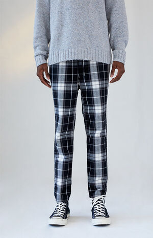 Black Plaid Menswear Pants image number 2