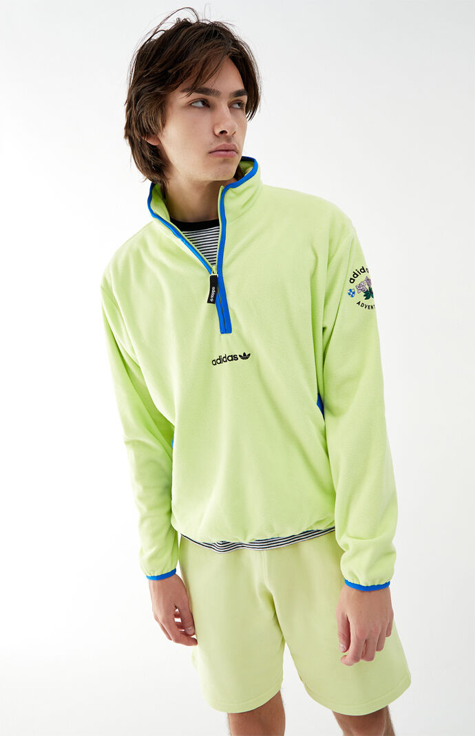 Adventure Half-Zip Fleece Pullover Sweatshirt