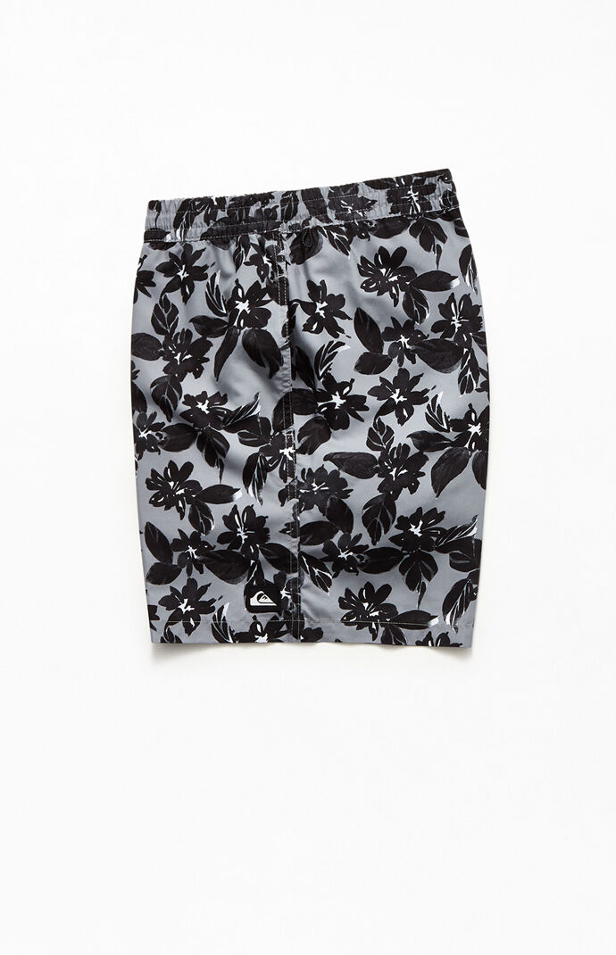 Water Floral 17" Swim Trunks