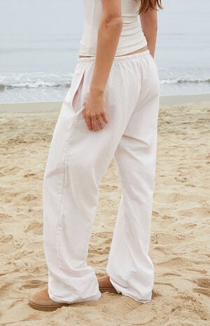 Pink Striped Anastasia Baggy Lounge Pants image number 3