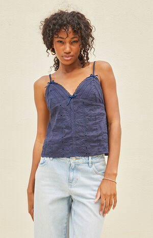 Mila Embroidered Cami image number 2