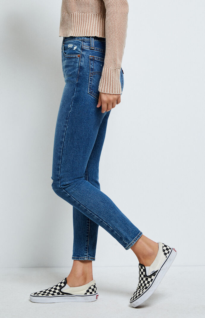 levi's women's wedgie skinny jeans
