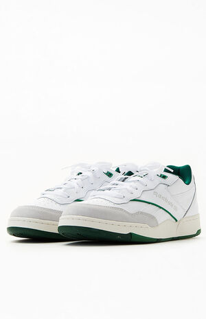 White & Green BB 4000 II Basketball Shoes image number 2
