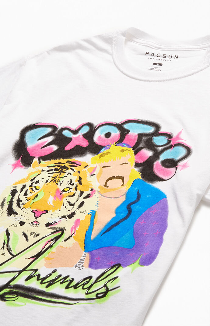 White Exotic Animal T-Shirt