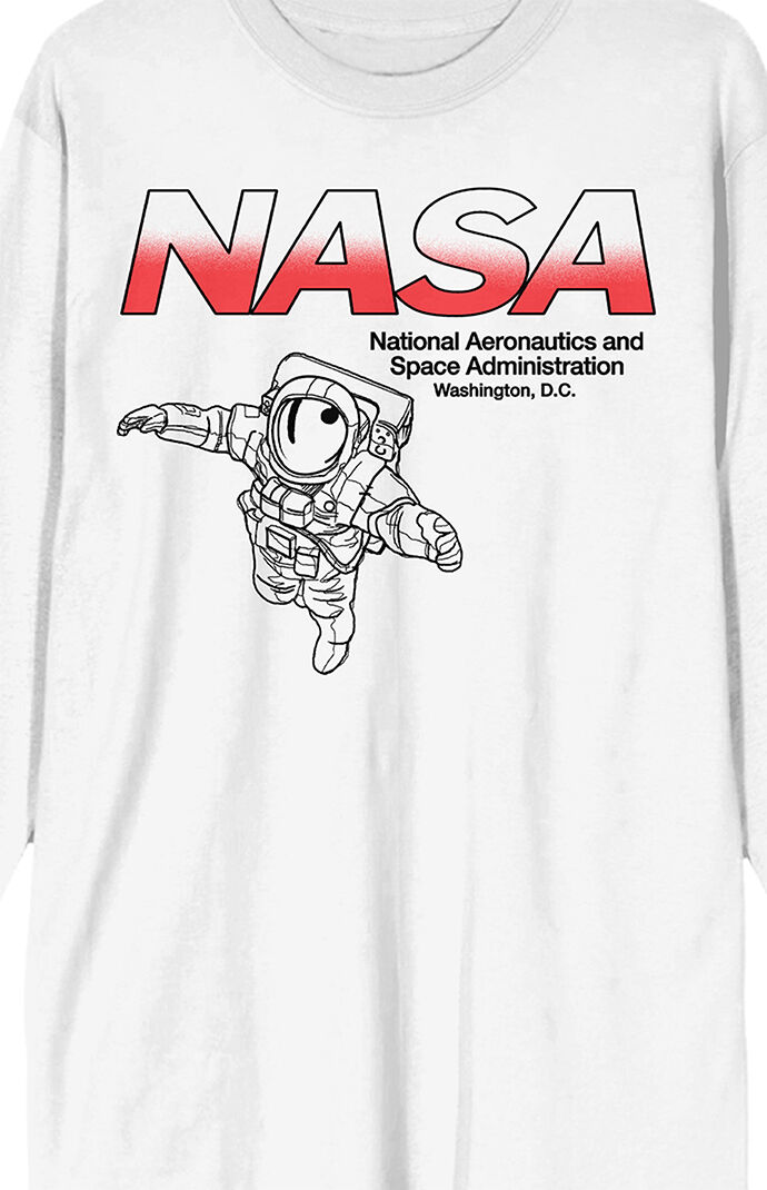 White nasa shirt on sale