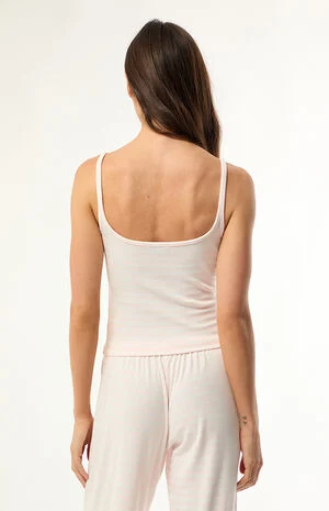 Lounge Striped Tank Top image number 4