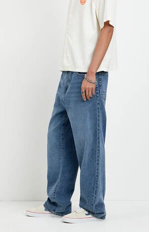 Dylan Baggy Jeans Medium Blue image number 3