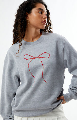 Bow Crew Neck Sweatshirt image number 2
