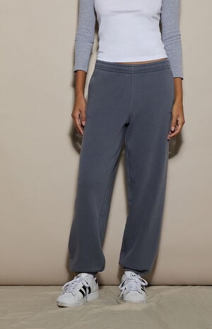 Blue Ultra Soft Fleece Sweatpants image number 2