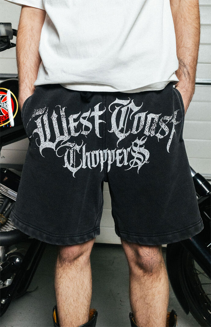 West Coast Choppers Wicked Fleece SweatÂ Shorts
