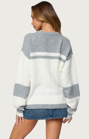 Nogah Stripey Oversized Sweater image number 3