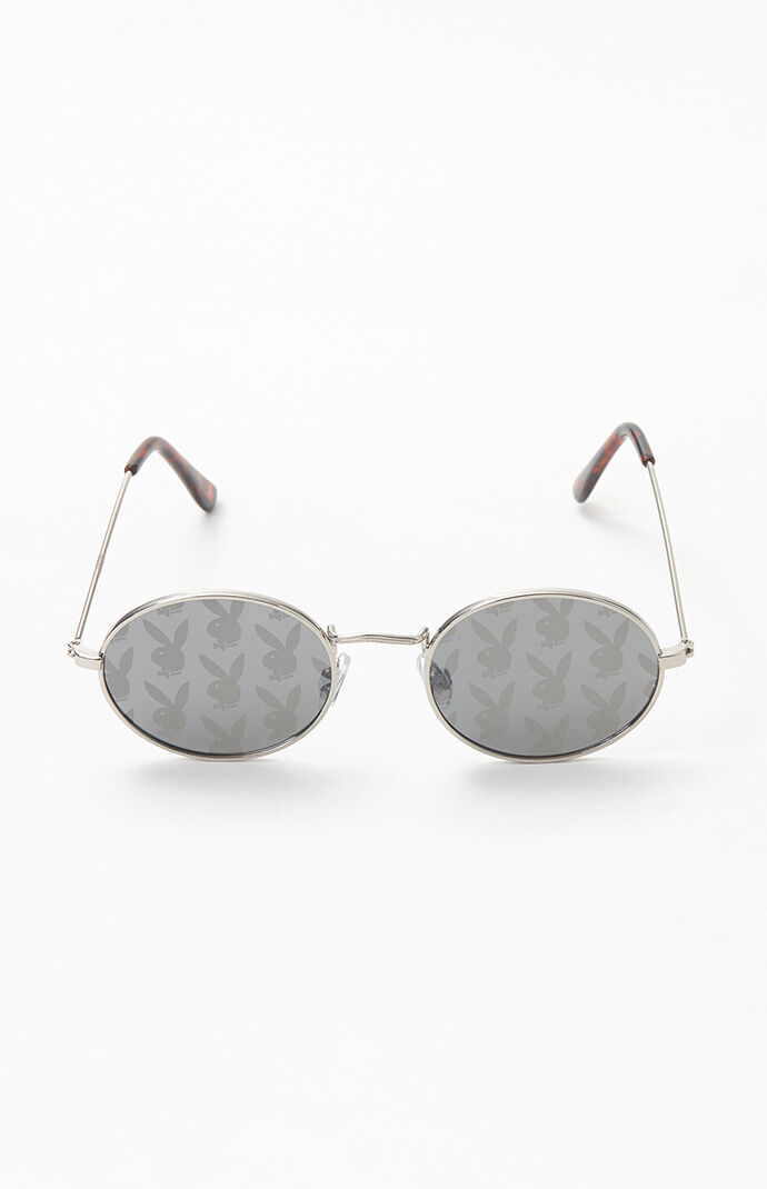 Playboy by pacsun deals metal oval sunglasses