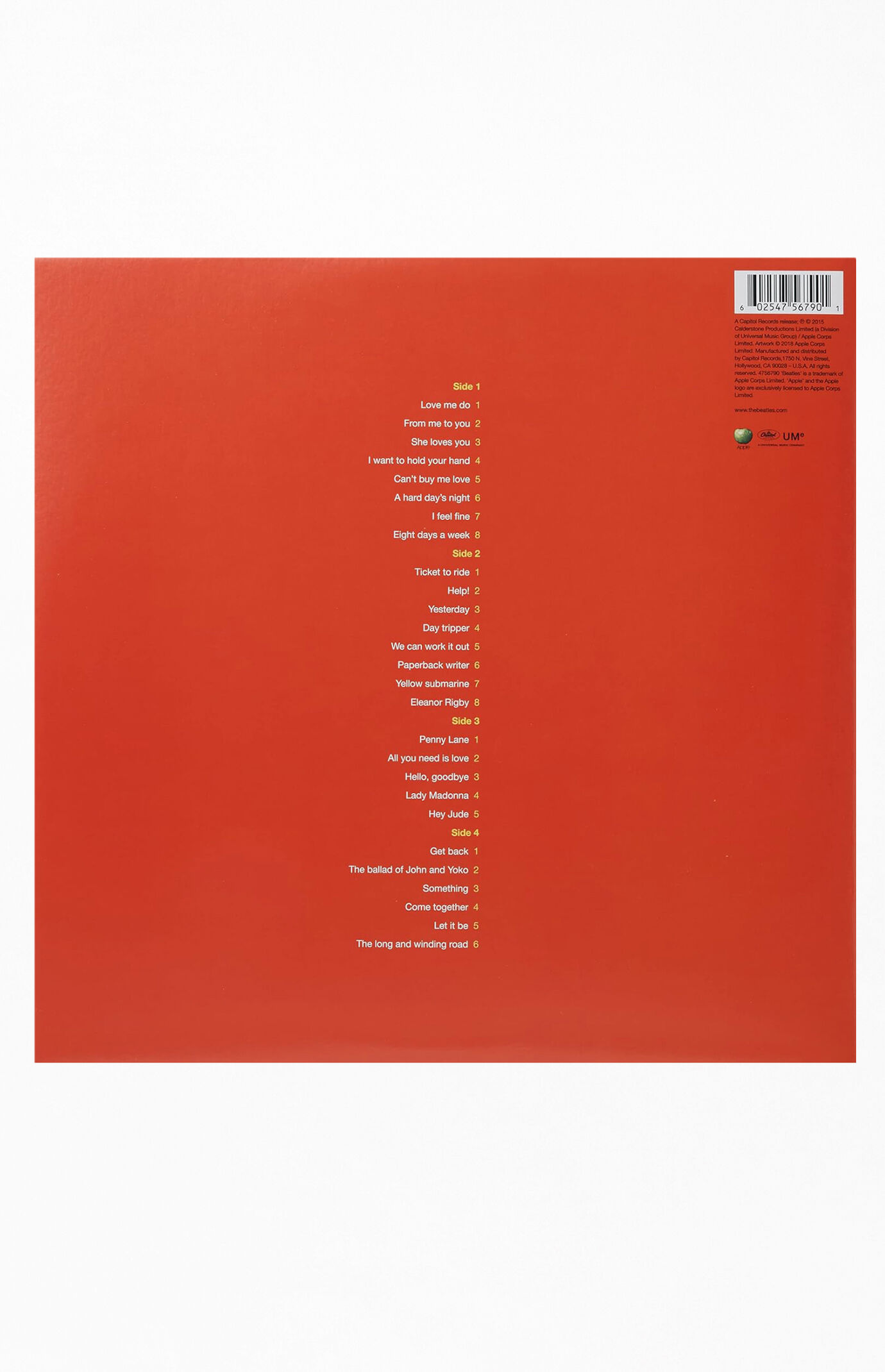 The Beatles 1 Greatest Hits Vinyl Record