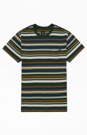 Sable Multistripe Knit T-Shirt image number 1
