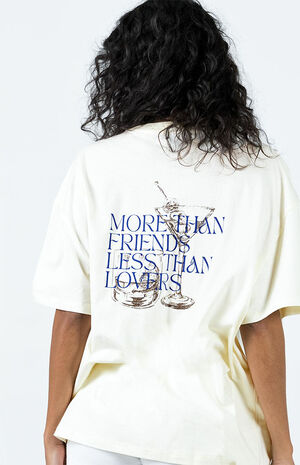 Organic More Than Friends Oversized T-Shirt image number 4