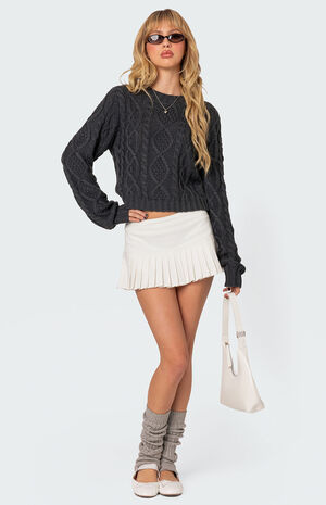 Poppy Cable Knit Sweater Poppy Cable Knit Sweater image number 2