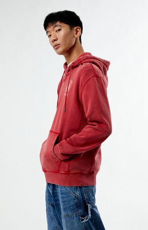 Red Half Zip Logo Hoodie image number 3