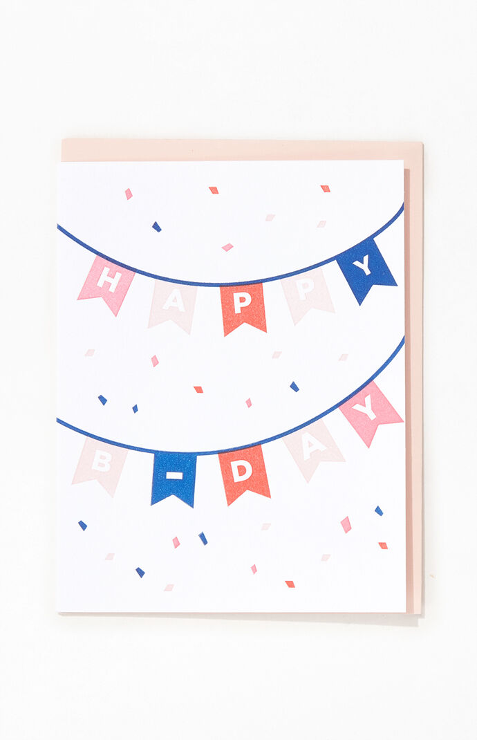 Birthday Banner Greeting Card