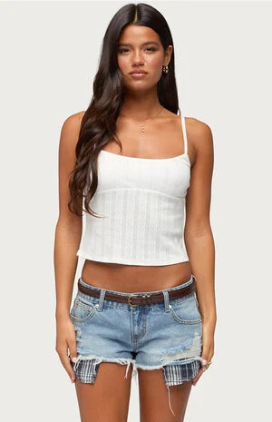 Aivy Pointelle Tank Top image number 1